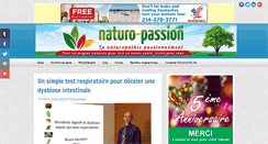 Desktop Screenshot of naturo-passion.com